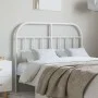 Kopfteil aus weißem Metall, 120 cm von vidaXL, Kopf- und Fußteile - Ref: Foro24-353715, Preis: 29,12 €, Rabatt: %