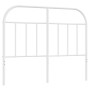Kopfteil aus weißem Metall, 120 cm von vidaXL, Kopf- und Fußteile - Ref: Foro24-353715, Preis: 29,54 €, Rabatt: %