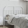 Kopfteil aus weißem Metall, 120 cm von vidaXL, Kopf- und Fußteile - Ref: Foro24-353715, Preis: 29,54 €, Rabatt: %