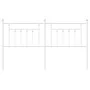 Cabecero de metal blanco 180 cm de vidaXL, Cabeceros y pies de cama - Ref: Foro24-353622, Precio: 53,24 €, Descuento: %