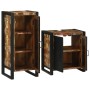 Juego de muebles de baño 2 pcs Madera reciclada maciza