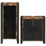 Juego de muebles de baño 2 pcs Madera reciclada maciza