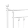 Kopfteil aus weißem Metall, 180 cm von vidaXL, Kopf- und Fußteile - Ref: Foro24-353622, Preis: 53,24 €, Rabatt: %