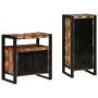 Juego de muebles de baño 2 pcs Madera reciclada maciza