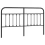 Cabecero de metal negro 160 cm de vidaXL, Cabeceros y pies de cama - Ref: Foro24-352613, Precio: 54,39 €, Descuento: %