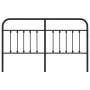Cabecero de metal negro 160 cm de vidaXL, Cabeceros y pies de cama - Ref: Foro24-352613, Precio: 54,39 €, Descuento: %