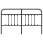Kopfteil aus schwarzem Metall, 160 cm von vidaXL, Kopf- und Fußteile - Ref: Foro24-352613, Preis: 55,53 €, Rabatt: %