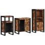 Juego de muebles de baño 3 pcs Madera reciclada maciza