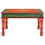 Hand painted solid orange mango wood coffee table by vidaXL, Coffee table - Ref: Foro24-353765, Price: 73,54 €, Discount: %