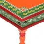 Hand painted solid orange mango wood coffee table by vidaXL, Coffee table - Ref: Foro24-353765, Price: 73,54 €, Discount: %