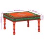 Handbemalter Couchtisch aus massivem orangefarbenem Mangoholz von vidaXL, Couchtisch - Ref: Foro24-353765, Preis: 65,59 €, Ra...