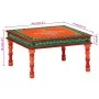 Handbemalter Couchtisch aus massivem orangefarbenem Mangoholz von vidaXL, Couchtisch - Ref: Foro24-353765, Preis: 73,54 €, Ra...