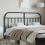 Kopfteil aus schwarzem Metall, 160 cm von vidaXL, Kopf- und Fußteile - Ref: Foro24-353670, Preis: 36,69 €, Rabatt: %