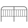 Kopfteil aus schwarzem Metall, 160 cm von vidaXL, Kopf- und Fußteile - Ref: Foro24-353670, Preis: 37,30 €, Rabatt: %