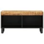 Mueble de TV madera maciza de mango 85x33x43,5 cm de vidaXL, Almacenamiento para CD y DVD - Ref: Foro24-352893, Precio: 97,31...