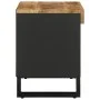 Mueble de TV madera maciza de mango 85x33x43,5 cm de vidaXL, Almacenamiento para CD y DVD - Ref: Foro24-352893, Precio: 97,31...