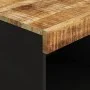 Mueble de TV madera maciza de mango 85x33x43,5 cm de vidaXL, Almacenamiento para CD y DVD - Ref: Foro24-352893, Precio: 97,31...