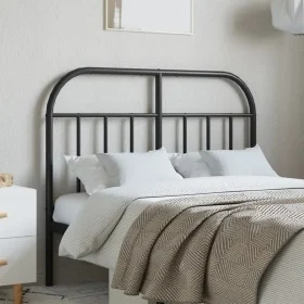 Kopfteil aus schwarzem Metall, 120 cm von vidaXL, Kopf- und Fußteile - Ref: Foro24-353666, Preis: 32,38 €, Rabatt: %