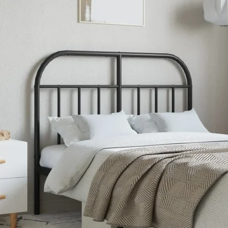 Kopfteil aus schwarzem Metall, 120 cm von vidaXL, Kopf- und Fußteile - Ref: Foro24-353666, Preis: 32,38 €, Rabatt: %