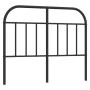 Kopfteil aus schwarzem Metall, 120 cm von vidaXL, Kopf- und Fußteile - Ref: Foro24-353666, Preis: 32,38 €, Rabatt: %