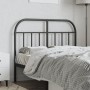 Kopfteil aus schwarzem Metall, 120 cm von vidaXL, Kopf- und Fußteile - Ref: Foro24-353666, Preis: 32,90 €, Rabatt: %