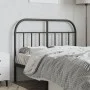 Kopfteil aus schwarzem Metall, 120 cm von vidaXL, Kopf- und Fußteile - Ref: Foro24-353666, Preis: 32,38 €, Rabatt: %