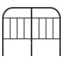 Kopfteil aus schwarzem Metall, 120 cm von vidaXL, Kopf- und Fußteile - Ref: Foro24-353666, Preis: 32,38 €, Rabatt: %