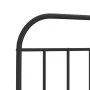 Kopfteil aus schwarzem Metall, 120 cm von vidaXL, Kopf- und Fußteile - Ref: Foro24-353666, Preis: 32,38 €, Rabatt: %