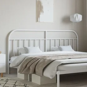 White metal headboard 193 cm by vidaXL, Headboards and footboards - Ref: Foro24-353721, Price: 32,22 €, Discount: %