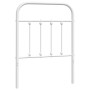 Kopfteil aus weißem Metall, 75 cm von vidaXL, Kopf- und Fußteile - Ref: Foro24-352653, Preis: 28,50 €, Rabatt: %