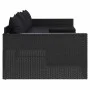 Garden furniture set 2 pieces and black synthetic rattan cushions by vidaXL, Garden sets - Ref: Foro24-362345, Price: 378,00 ...