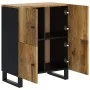 Sideboard with 4 doors solid mango wood 60x33x75 cm by vidaXL, Sideboards - Ref: Foro24-352920, Price: 165,14 €, Discount: %