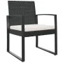 Garten-Esszimmerstühle 2 Stück PP Rattanoptik schwarz von vidaXL, Gartenstühle - Ref: Foro24-360203, Preis: 90,63 €, Rabatt: %