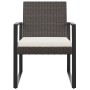 Garden dining chairs 2 pcs PP rattan look black by vidaXL, Garden chairs - Ref: Foro24-360203, Price: 91,55 €, Discount: %