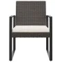 Garten-Esszimmerstühle 2 Stück PP Rattanoptik schwarz von vidaXL, Gartenstühle - Ref: Foro24-360203, Preis: 90,63 €, Rabatt: %