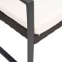 Garden dining chairs 2 pcs PP rattan look black by vidaXL, Garden chairs - Ref: Foro24-360203, Price: 91,55 €, Discount: %