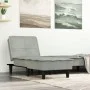 Light Gray Velvet Divan Sofa by vidaXL, Daybeds - Ref: Foro24-352844, Price: 154,09 €, Discount: %