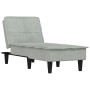 Diwansofa aus hellgrauem Samt von vidaXL, Tagesbetten - Ref: Foro24-352844, Preis: 127,66 €, Rabatt: %