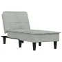 Light Gray Velvet Divan Sofa by vidaXL, Daybeds - Ref: Foro24-352844, Price: 154,09 €, Discount: %