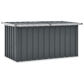 Storage box for garden in grey 129x67x65 cm by vidaXL, Outdoor storage boxes - Ref: Foro24-46262, Price: 84,70 €, Discount: %
