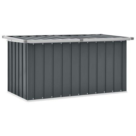 Graue Garten-Aufbewahrungsbox 129x67x65 cm von vidaXL, Aufbewahrungsboxen für den Außenbereich - Ref: Foro24-46262, Preis: 89...