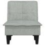 Light Gray Velvet Divan Sofa by vidaXL, Daybeds - Ref: Foro24-352844, Price: 103,08 €, Discount: %