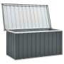 Graue Garten-Aufbewahrungsbox 129x67x65 cm von vidaXL, Aufbewahrungsboxen für den Außenbereich - Ref: Foro24-46262, Preis: 89...