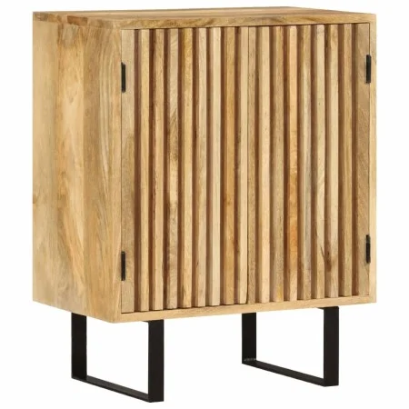 Aparador con 2 puertas madera maciza de mango 55x35x70 cm de vidaXL, Aparadores - Ref: Foro24-354983, Precio: 188,30 €, Descu...