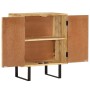 Sideboard mit 2 Türen aus massivem Mangoholz 55x35x70 cm von vidaXL, Sideboards - Ref: Foro24-354983, Preis: 200,59 €, Rabatt: %
