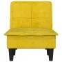 Yellow velvet chaise lounge by vidaXL, Daybeds - Ref: Foro24-352848, Price: 153,43 €, Discount: %