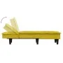 Sofá diván de terciopelo amarillo de vidaXL, Divanes - Ref: Foro24-352848, Precio: 153,43 €, Descuento: %