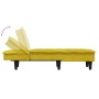 Yellow velvet chaise lounge by vidaXL, Daybeds - Ref: Foro24-352848, Price: 117,16 €, Discount: %
