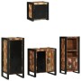 Juego de muebles de baño 4 pcs Madera reciclada maciza