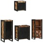 Juego de muebles de baño 4 pcs Madera reciclada maciza